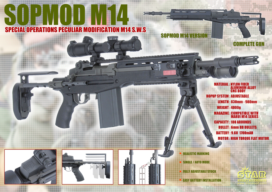 M14 Sopmod New Version