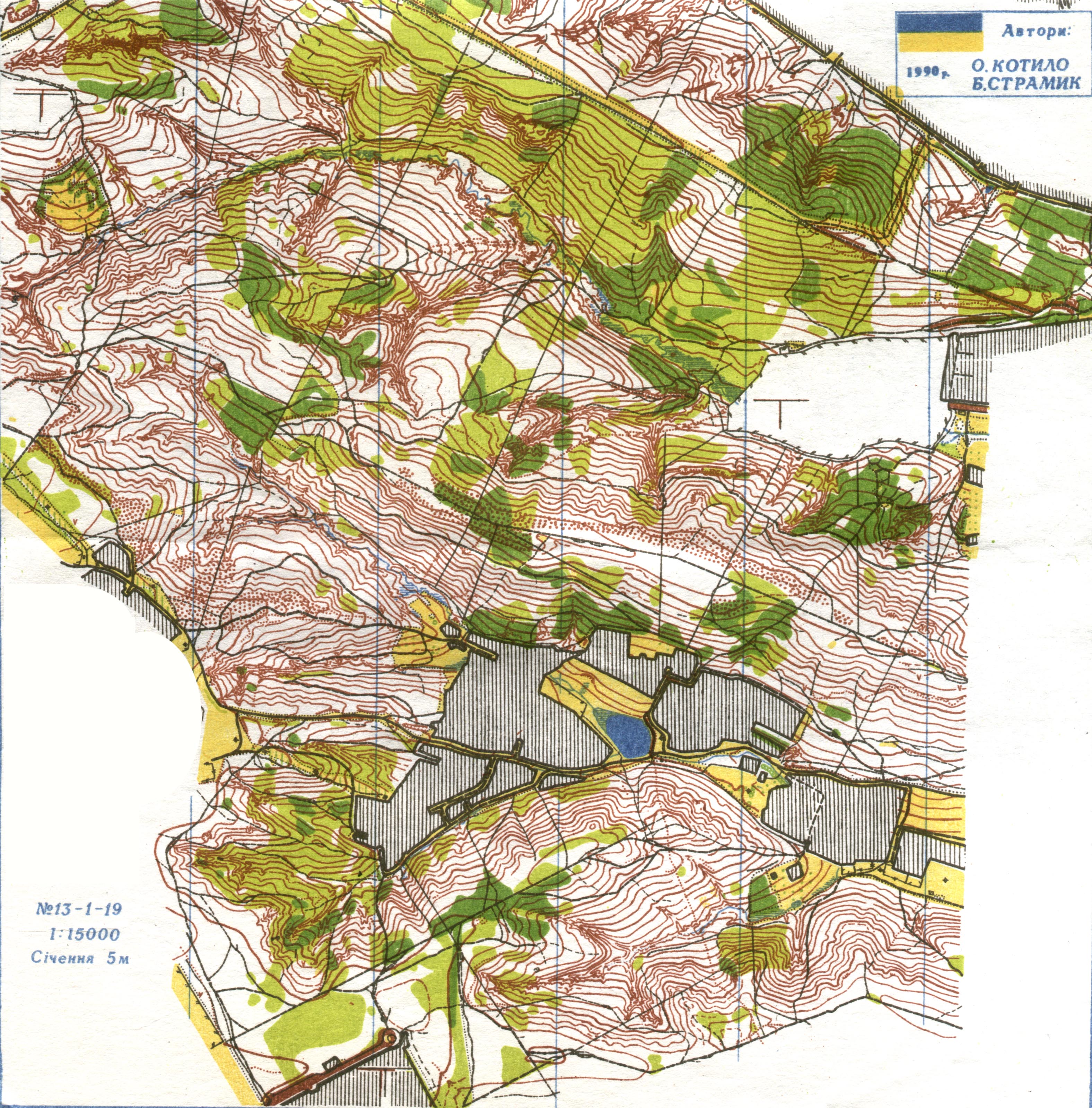 Карта Сиховского леса Карта Сиховского леса