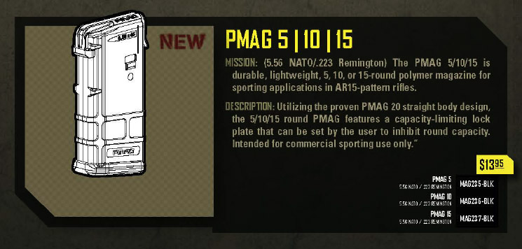 PMAG 5 | 10 |15 rounders