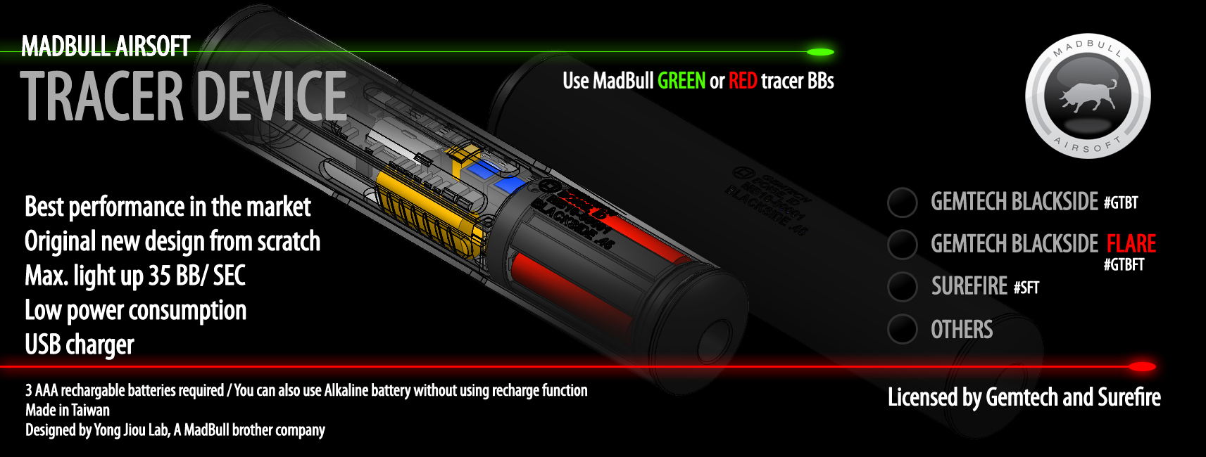 MadBull Tracer Device