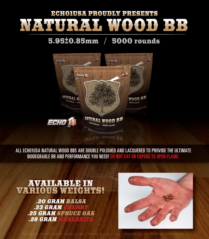Natural Wood BBs