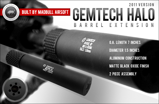 Gemtech Halo Mock Suppressor