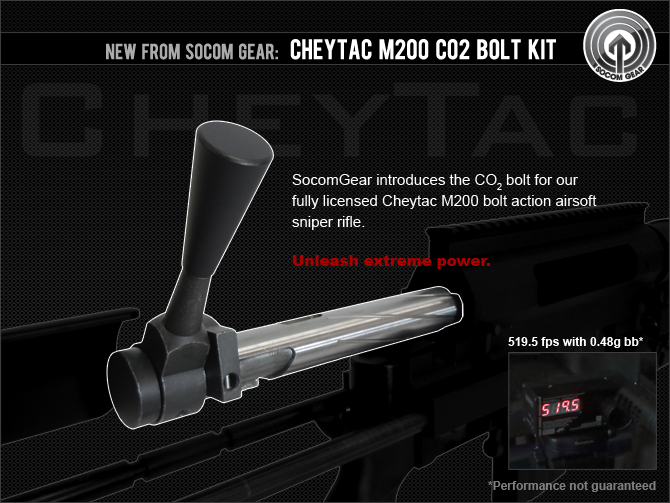 Cheytac M200 CO2 bolt