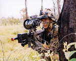 AUG with video scoping system