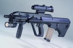 AUG A3 with tactical light